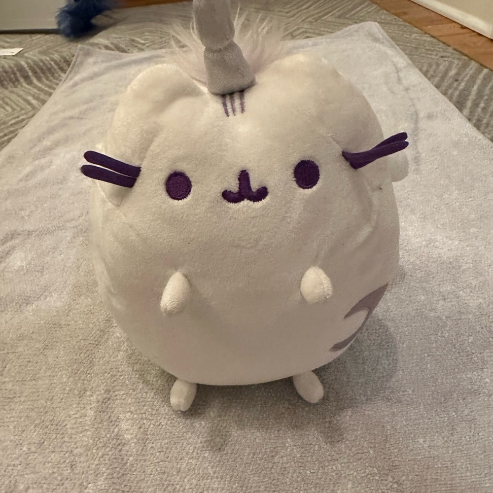 White and Purple Unicorn Plush Toy